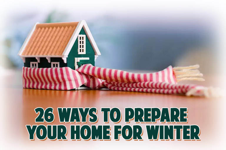 26 ways to prepare your home for winter